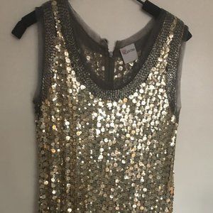 RED Valentino Gold dress-Small